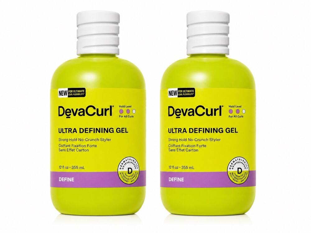 2 DevaCurl Ultra Defining Gel Strong Hold No-Crunch Styler 12 fl oz 355ml